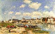 Eugene Boudin Trouville oil on canvas